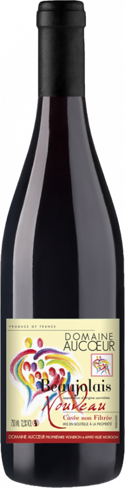 Beaujolais Cuvée non filtrée - Nouveau - Vignoble Arnaud Aucoeur